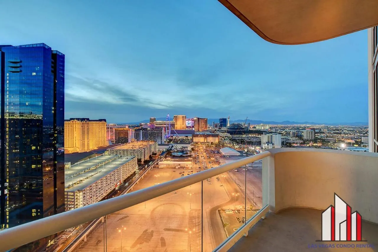 Mgm Signature-31-821 1Br2Ba F1 Strip View Balcony Las Vegas Verenigde Staten