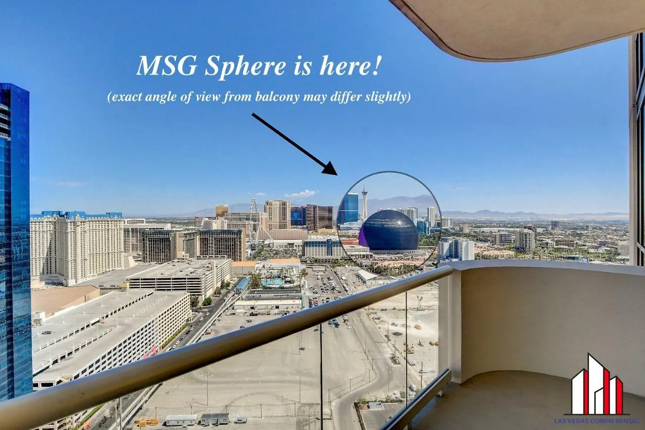 Vakantiehuis Mgm Signature-31-821 1Br2Ba F1 Strip View Balcony Las Vegas